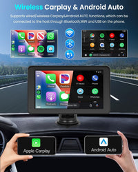 Rückfahrkamera Wireless Carplay 7 Zoll Tragbar Monitor Bluetooth Touch
