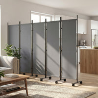 Raumteiler 5-teilig 252x170cm Paravent Sichtschutz