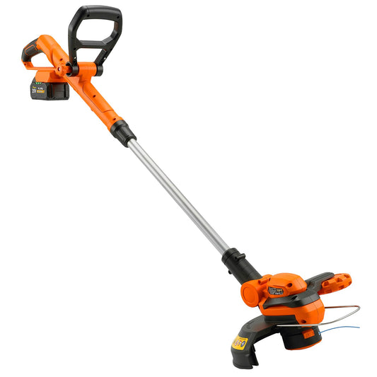 Akku Rasentrimmer 21V 150W Freischneider 2x4.0Ah Akkus Ladegerät Teleskop