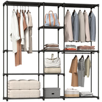 Kleiderschrank 182x43x185cm Offen Schrank Kleiderbügel