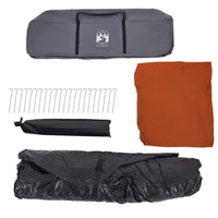 Familienzelt 9 Personen Kabinenzelt Vorzelt Campingzelt 563x328x229cm