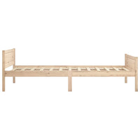 Massivholzbett Kiefer 90x200 Bettgestell Einzelbett Holzbett Schlafzimmer