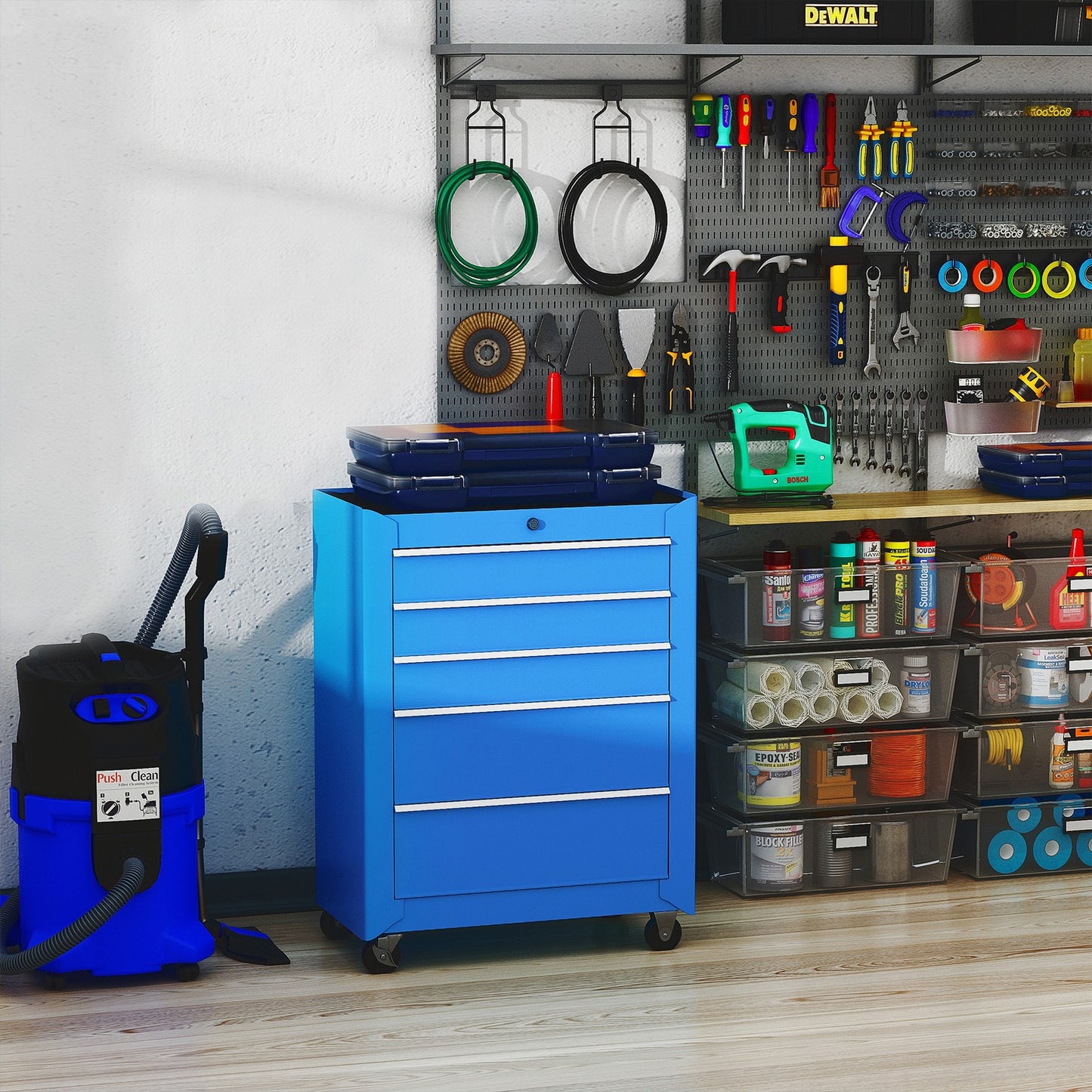 Werkstattwagen Bewegbar Stahl 61x33x82cm Wagen Werkstatt