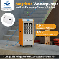90L Luftentfeuchter Kommerziell 24H Timer Digitalanzeige Entfeuchter