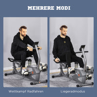 Liegeergometer Magnetwiderstand 110kg Heimtrainer Gym Training