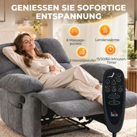 Relaxsessel Fernsehsessel Wärmefunktion Vibrationsmassage Liegesessel
