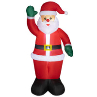 Aufblasbarer Weihnachtsmann 184cm LED Beleuchtung Gartendekoration