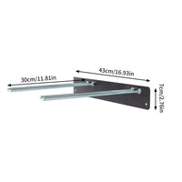 2x Skihalterung Wandhalterung Snowboard Halter Gerätehalter Stahl Ski