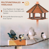 Vogelhaus Ständer Futterhaus Wasserfest Gartendeko Deko