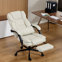 Ergonomischer Bürostuhl Schreibtischstuhl Verstellbar Fußstütze 120kg