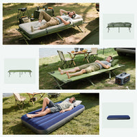 Feldbett Camping Set 4in1 Zelt Outdoor Bett