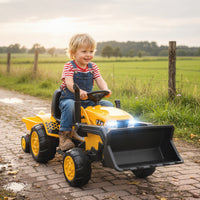 Elektro Bagger Aufsitzbagger Frontschaufel Anhänger Kinderfahrzeug