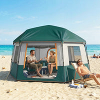 Tunnelzelt 350x350x205cm 6 Personen 3000mm Campingzelt Outdoor Zelt