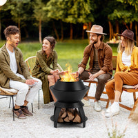 Feuerschale Feuerstelle Feuerkorb 50x50x58cm Campingzubehör