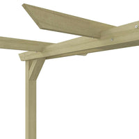 Pergola Pavillon Rosenbogen Spalier Kiefernholz Imprägniert 200x200x60cm