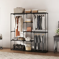 Kleiderschrank 182x43x185cm Offen Schrank Kleiderbügel