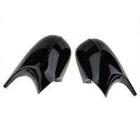 2x Spiegelkappen Gehäuse E90 E91 E92 E93 LCI 2009-2013 Glanz Schwarz