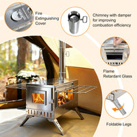 Holzofen Zeltofen Campingofen Outdoor Heizung Trekking Camping Herd