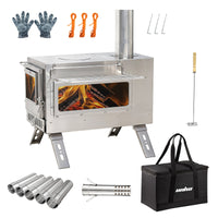 Holzofen Zeltofen Campingofen Outdoor Heizung Trekking Camping Herd