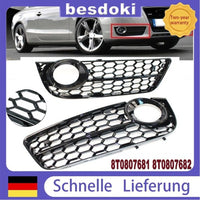 Stoßstange Nebelscheinwerfer für Audi A5 08-11 Wabengitter Grill Abdeckung