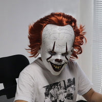 Halloween Pennywise Horror Clown Maske LED Vollmaske Cosplay