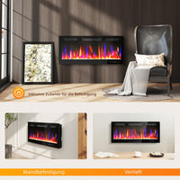 Elektrokamin Wandkamin 1800W Heizung Kamin Elektro Heizen