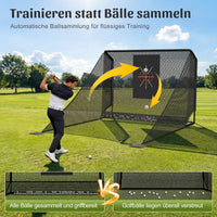 Golf Trainingsnetz Abschlagnetz Ballrücklauf Seitenschutz 304x217cm Outdoor