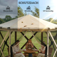 Faltpavillon 300x260x221cm Pop-Up Pavillon Gartenzelt Partyzelt