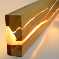 LED Wandleuchte Holz Vintage Retro 360 Grad Drehbar Lampe Beleuchtung Leuchte