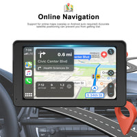 Rückfahrkamera Wireless Carplay 7 Zoll Tragbar Monitor Bluetooth Touch