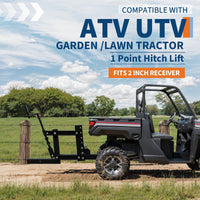 1-Punkt Aufnahme Anbaugerät 2 Zoll Universal ATV UTV Traktoren Anhänger