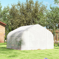 Tunnelgewächshaus 445x300x205cm Foliengewächshaus Treibhaus