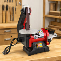 Tellerschleifer Bandschleifmaschine 750W Tischschleifer Schleifmaschine