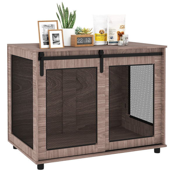 XL Hundekäfig Hundebox 98x60x78cm Hundemöbel Tierkäfig Stahl Haustiere