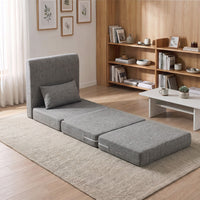 Bodensessel Klappbar Schlafsofa Einzelbett Sofa 80x75x74cm