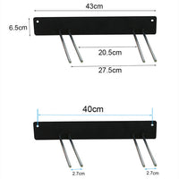 2x Skihalterung Wandhalterung Snowboard Halter Gerätehalter Stahl Ski