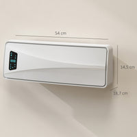 Wandheizgerät 2000W Keramik LED-Display Timer Thermostat Fernbedienung