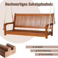 2-Sitzer Hängebank Gartenschaukel Schaukelbank Outdoor Gartenbank