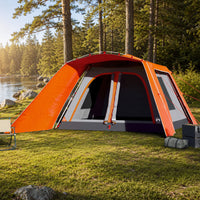 Familienzelt 9 Personen Kabinenzelt Vorzelt Campingzelt 563x328x229cm