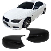 2x Spiegelkappen Gehäuse E90 E91 E92 E93 LCI 2009-2013 Glanz Schwarz