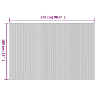 Paravent Raumteiler Trennwand 250x165cm Bambus Sichtschutz Spanische Wand