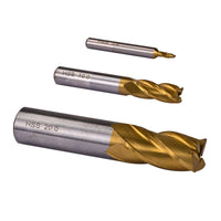 Schaftfräser Schlichtfräser Nutfräser HSS 3-20mm 20x Set Satz