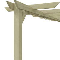 Pergola Pavillon Rosenbogen Spalier Kiefernholz Imprägniert 200x200x60cm