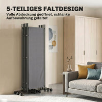 Raumteiler 5-teilig 252x170cm Paravent Sichtschutz