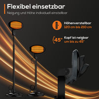 Heizstrahler Wickeltisch Standfuss Infrarot 2000W