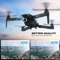Drohne 4K Dual Kamera WiFi HD RC Quadrocopter Spielzeug 3 Akkus