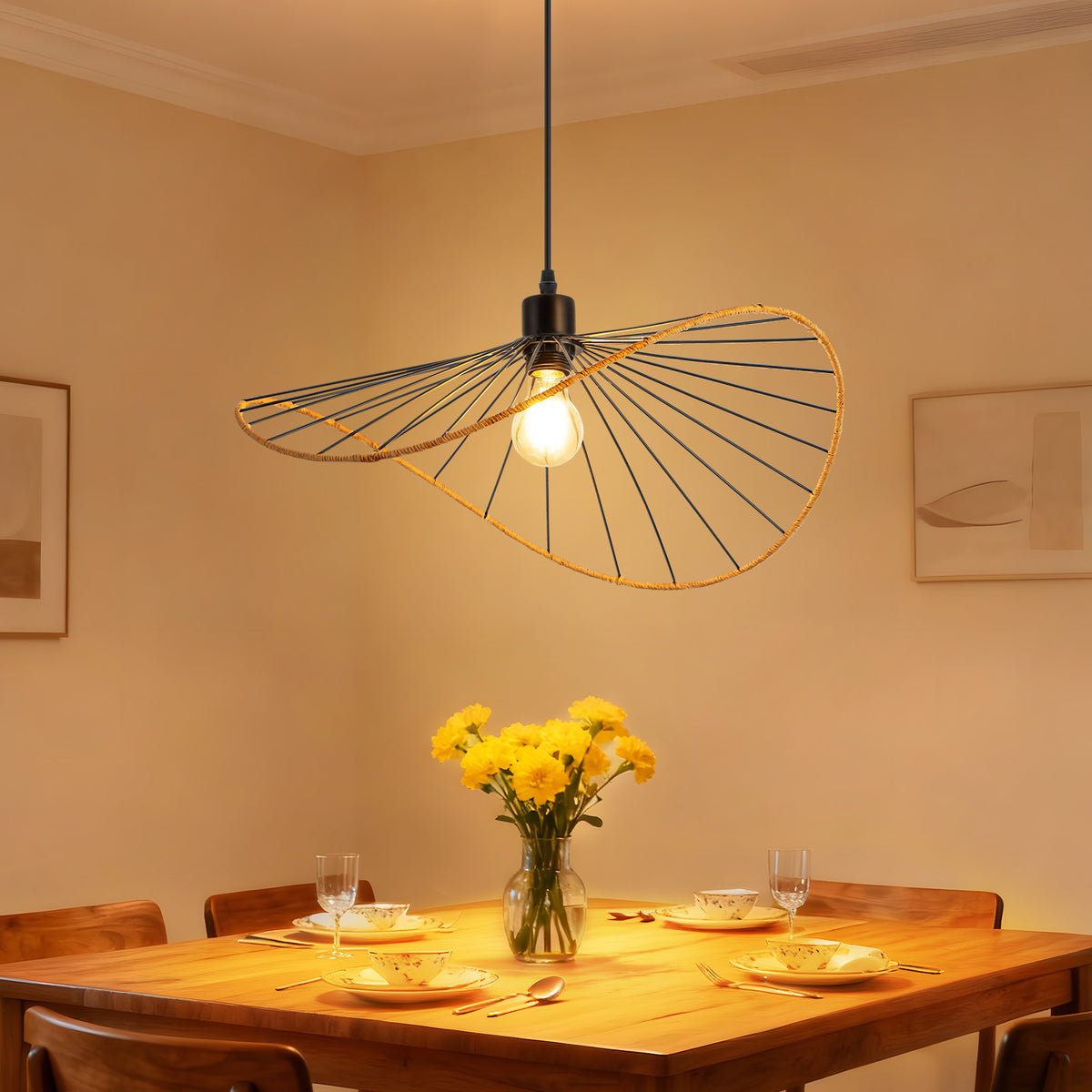 Pendelleuchte Schwarz Metall Vintage Deckenlampe Hängeleuchte Esstisch