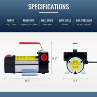 12V Dieselpumpe Kraftstoffpumpe Heizölpumpe Absaugpumpe Selbstansaugend