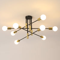 Deckenlampe 8-Flammig Industriestil Lampe Beleuchtung Deko