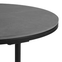 Couchtisch 2er Set Rund 80cm Keramik Beistelltisch Satztisch Tisch